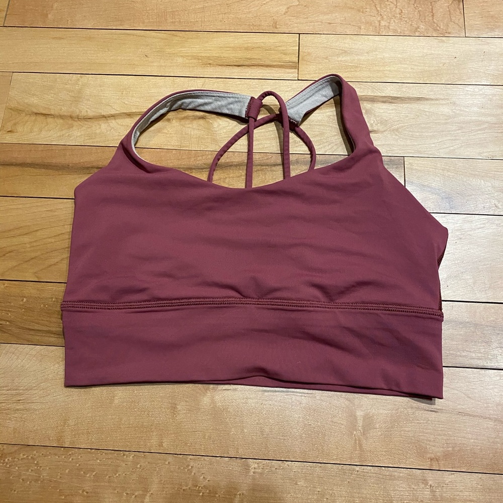 Lululemon Rose Sports Bra **Great Condition**